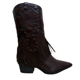 Bota Feminina Ôla Shoes Franjada