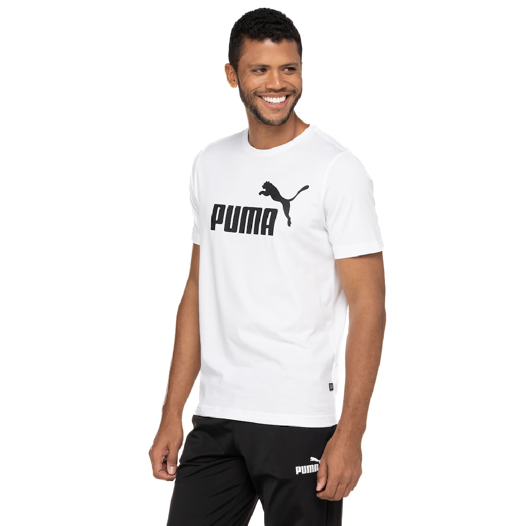 Camiseta Masculina Puma Logo Tee