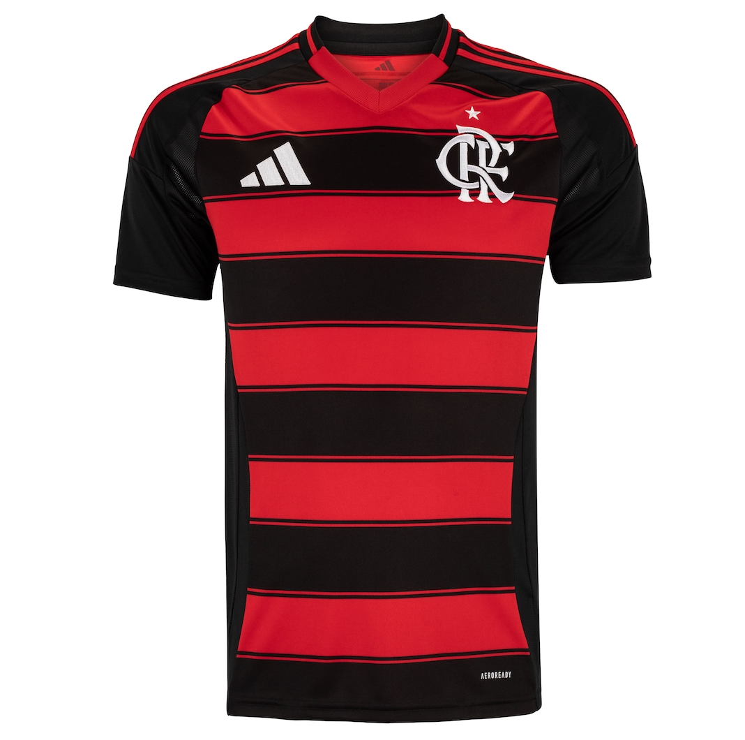 Camisa do Flamengo I 25/26 adidas Masculina Torcedor